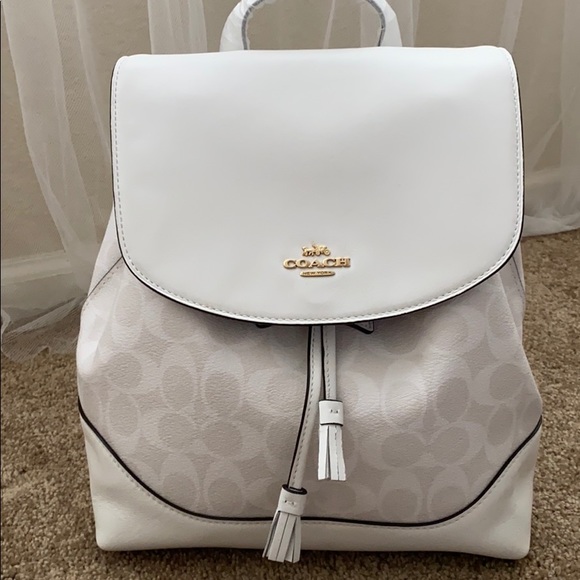 Coach Handbags - Elle Backpack In Signature Canvas